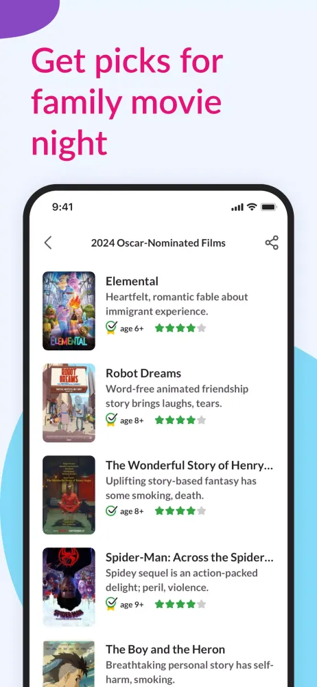 Common Sense Media Screenshots