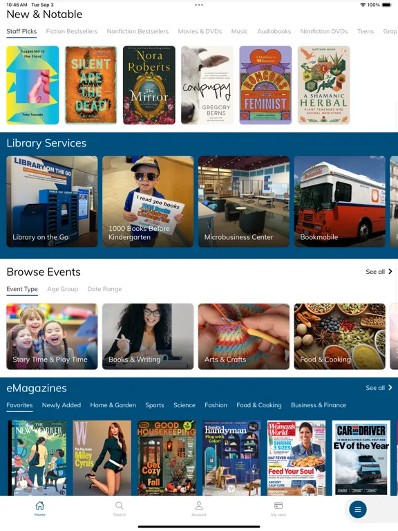 Akron Library Mobile iPad 應用截圖