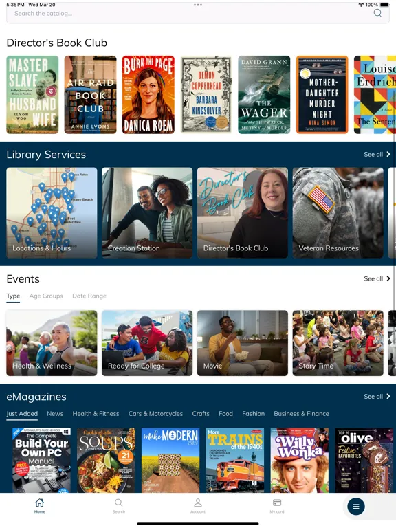 Broward County Libraries iPad  স্ক্রিনশট