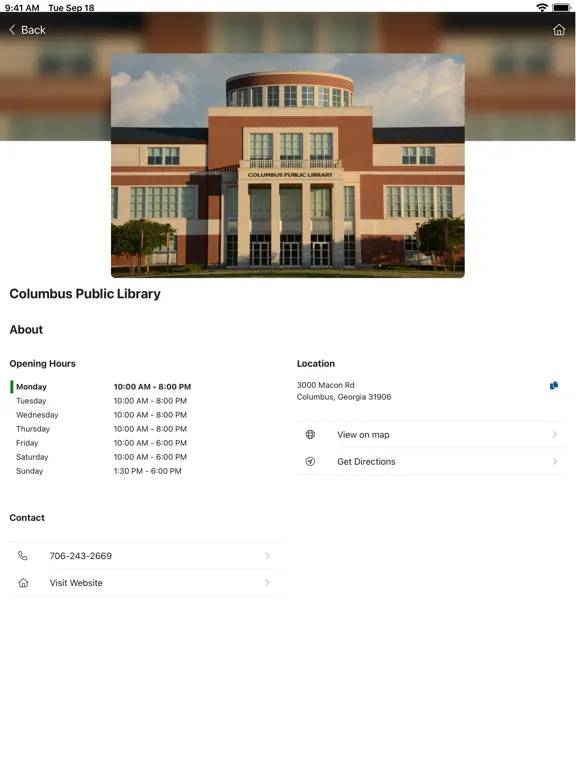 تصاویر Chatt Valley Libraries Ga iPad 