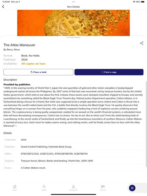 تصاویر Fayetteville Public LibraryApp iPad 