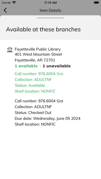تصاویر Fayetteville Public LibraryApp