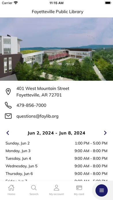 تصاویر Fayetteville Public LibraryApp