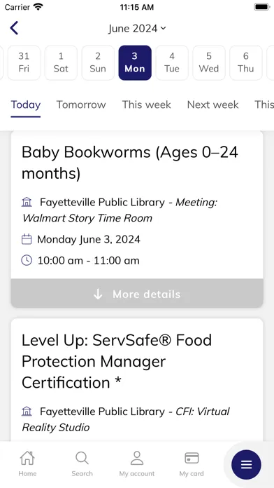 تصاویر Fayetteville Public LibraryApp