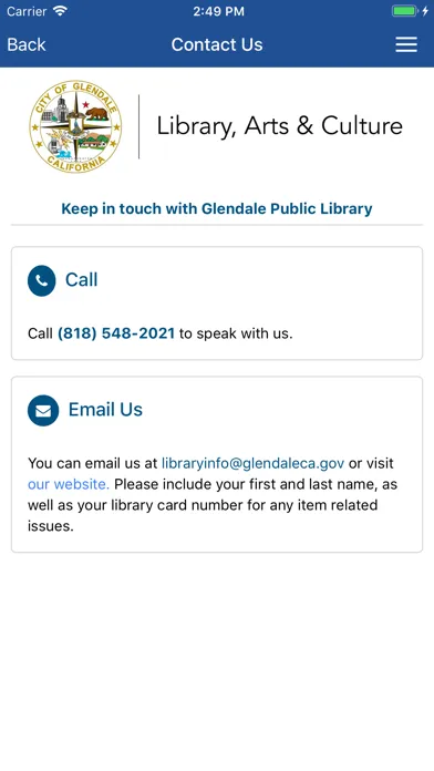Glendale Library Arts GLAC应用截图