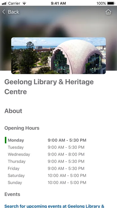 Captures d'écran de Geelong Libraries