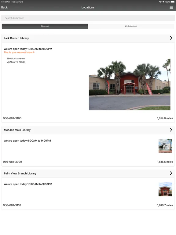 McAllen Public Library iPad 应用截图