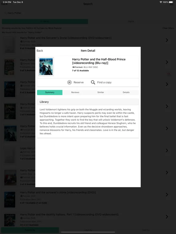 Roxbury Public Library iPad  স্ক্রিনশট