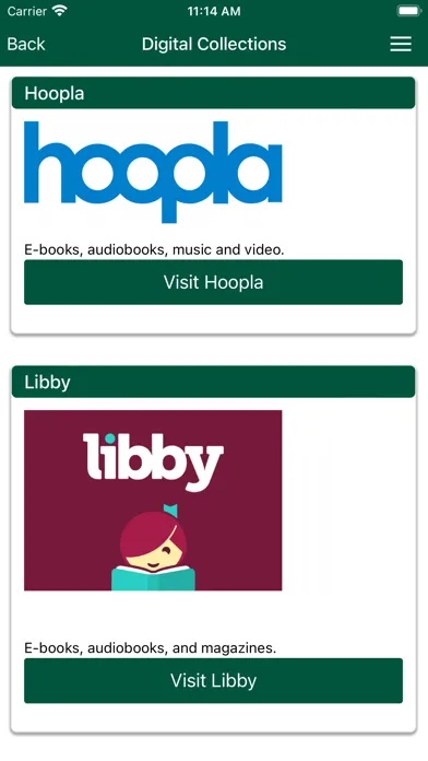 Capturas de tela do Springfield-Greene Cty Library