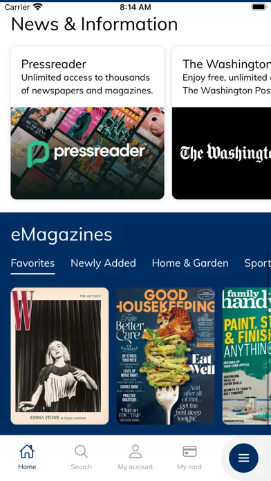 WilmLibrary سکرین شاٹس