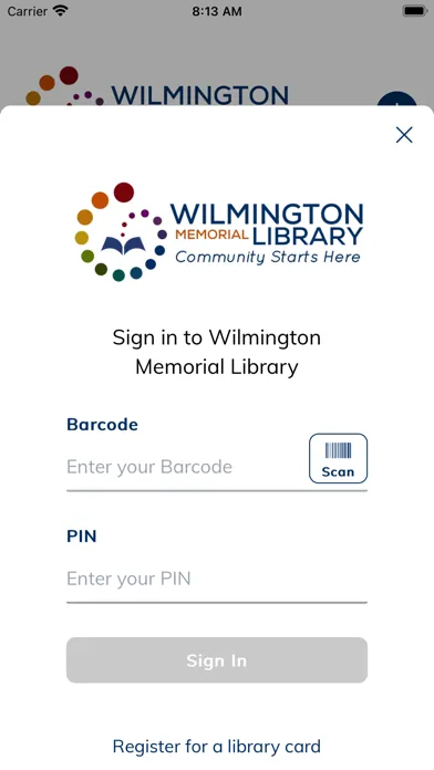 WilmLibrary سکرین شاٹس