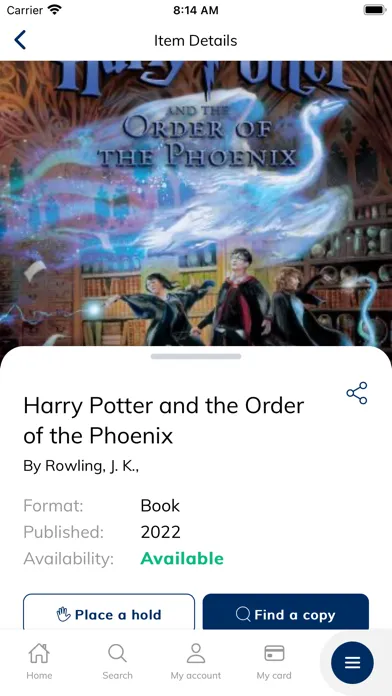 WilmLibrary سکرین شاٹس