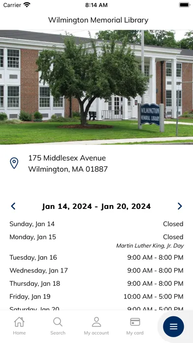 WilmLibrary سکرین شاٹس