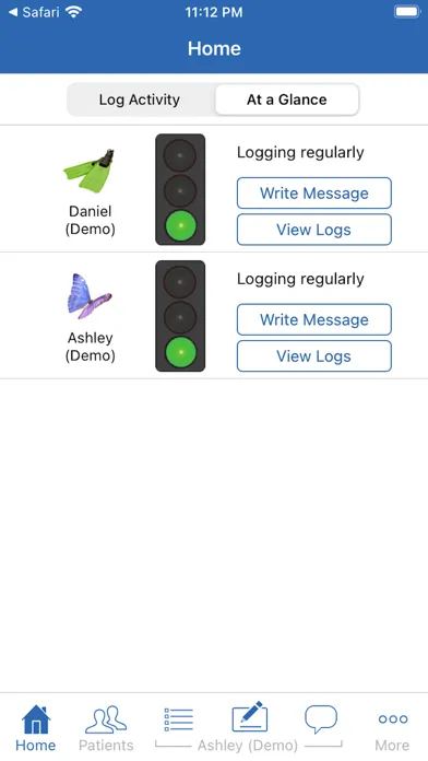Zrzuty ekranu Recovery Connect Counselor CMS