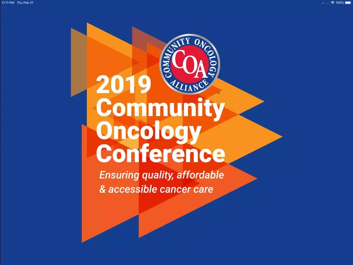 Capturas de pantalla de Community Oncology Conference iPad 