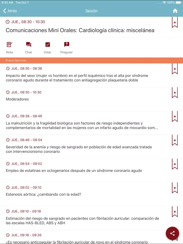Congreso SEC 2019 iPad  Screenshots