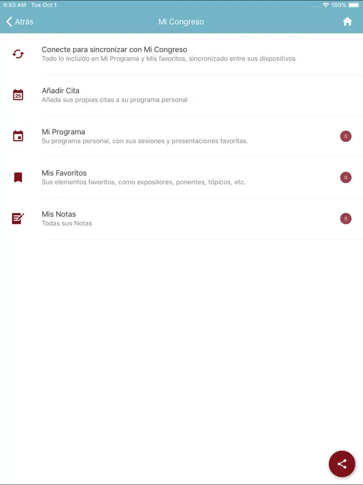 Congreso SEC 2019 iPad  Screenshots