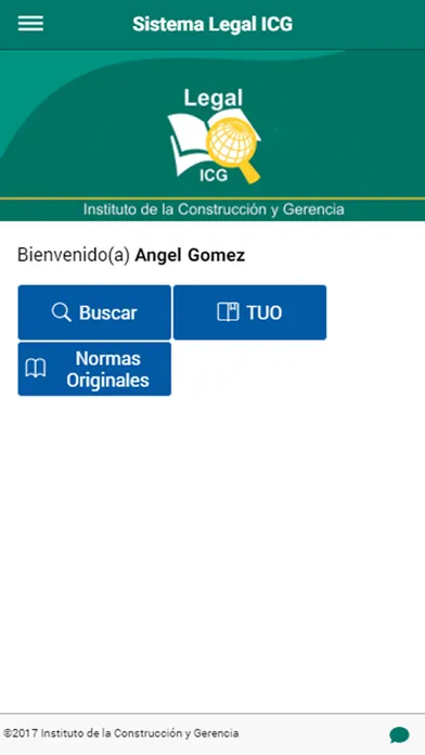Sistema Legal ICG Screenshots