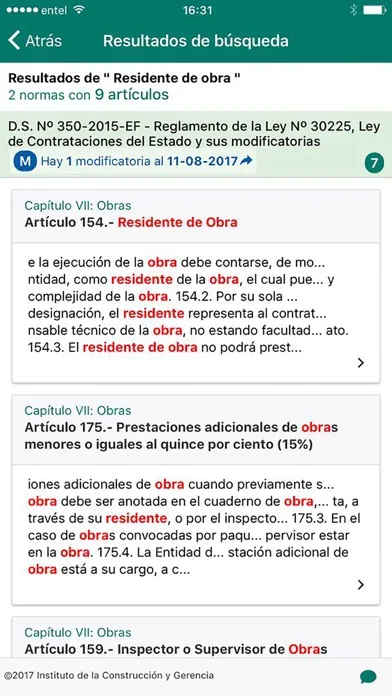Sistema Legal ICG Screenshots
