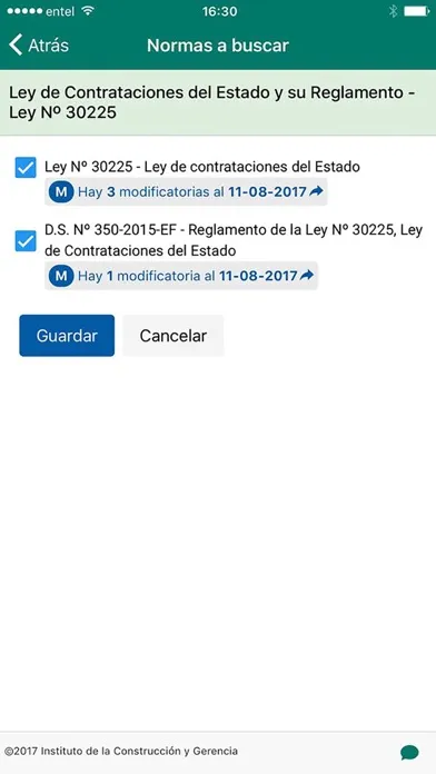 Sistema Legal ICG Screenshots