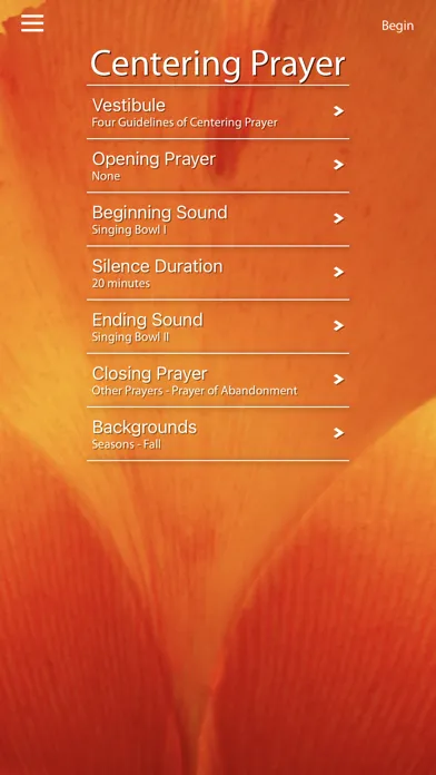 Tangkapan skrin Centering Prayer