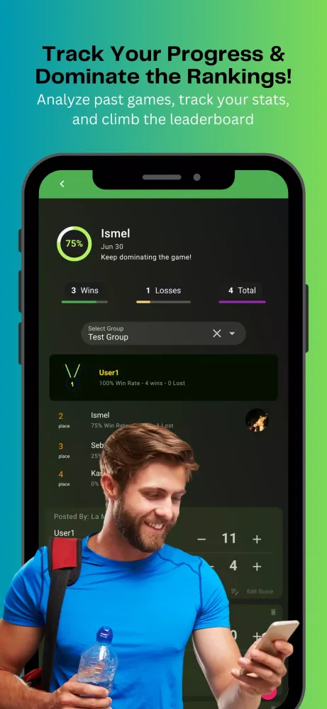 Pickleball Scorekeeper Doubles Screenshots