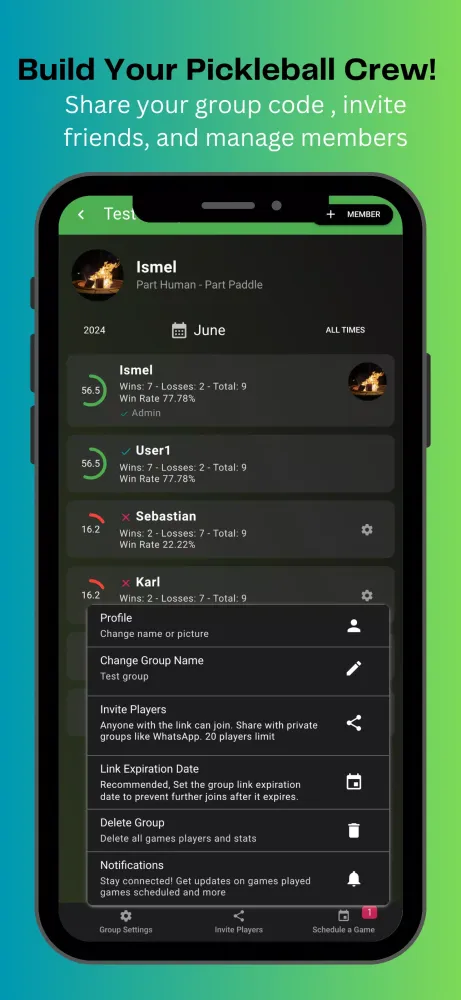 Pickleball Scorekeeper Doubles Screenshots