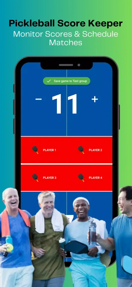 Pickleball Scorekeeper Doubles Screenshots