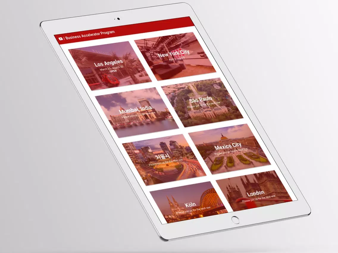 صور Business Accelerator Program iPad 