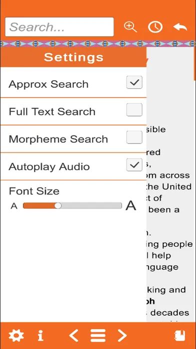 Crow Mobile Dictionary Screenshots