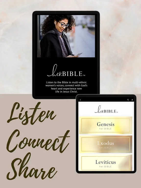 her.BIBLE Women's Audio Bible iPad 應用截圖