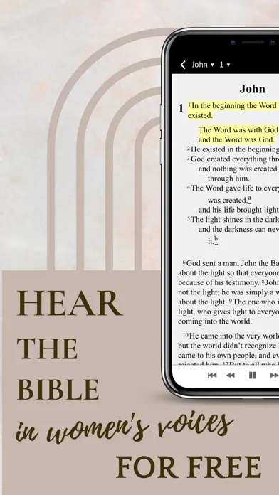 her.BIBLE Women's Audio Bible應用截圖