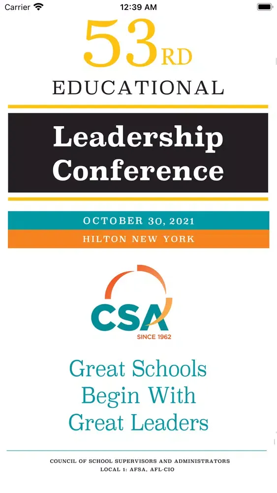 Скриншоты CSA Leadership Conference
