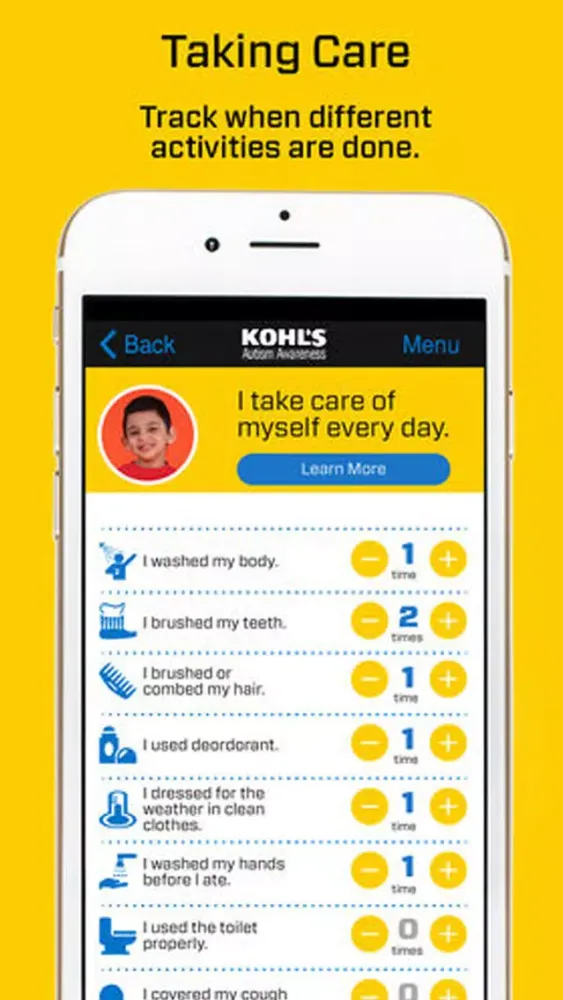 Zrzuty ekranu Healthier Me by Children's Specialized Hospital