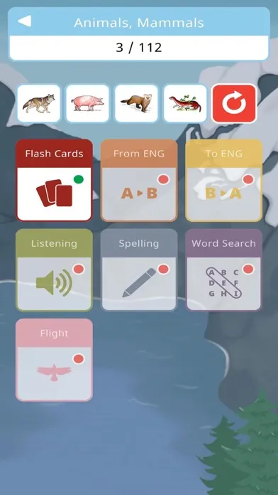 Haida Vocab Builder Screenshots