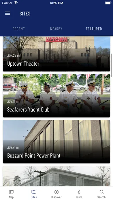 Capturas de pantalla de DC Historic Sites