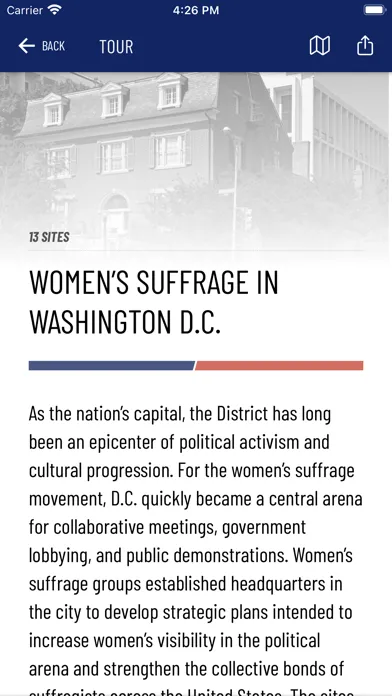 Capturas de pantalla de DC Historic Sites