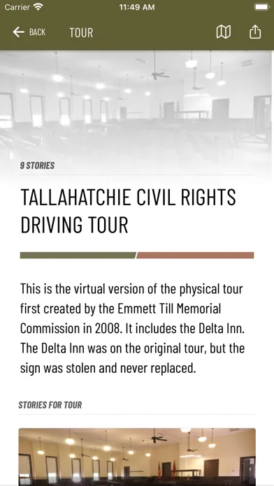 Capturas de pantalla de Emmett Till Memory Project