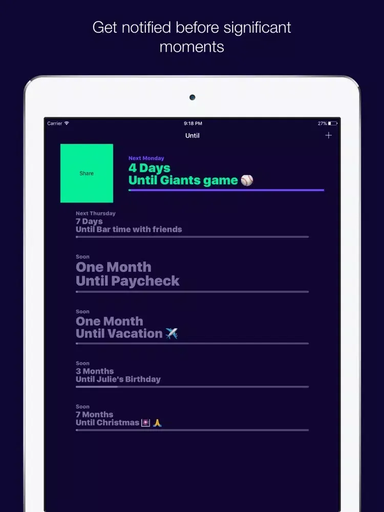 Until by Currently iPad  স্ক্রিনশট