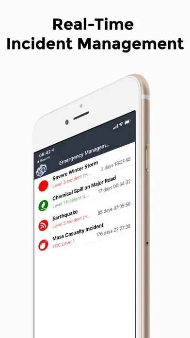 D4H Incident Management سکرین شاٹس