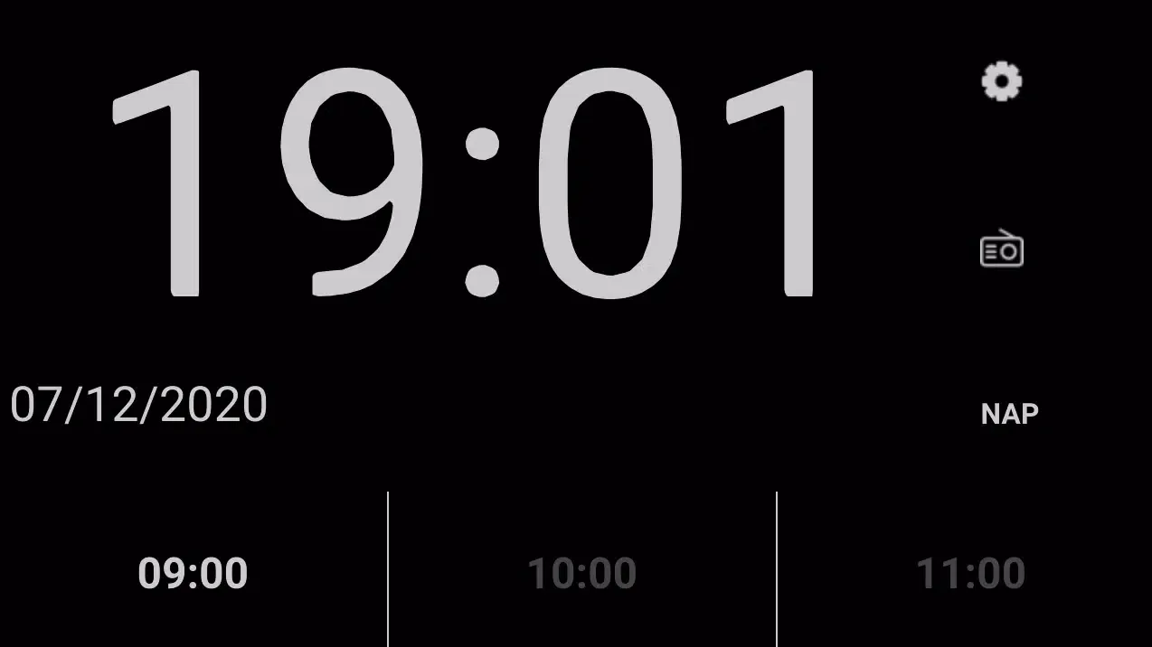 Bedroom clock Screenshots