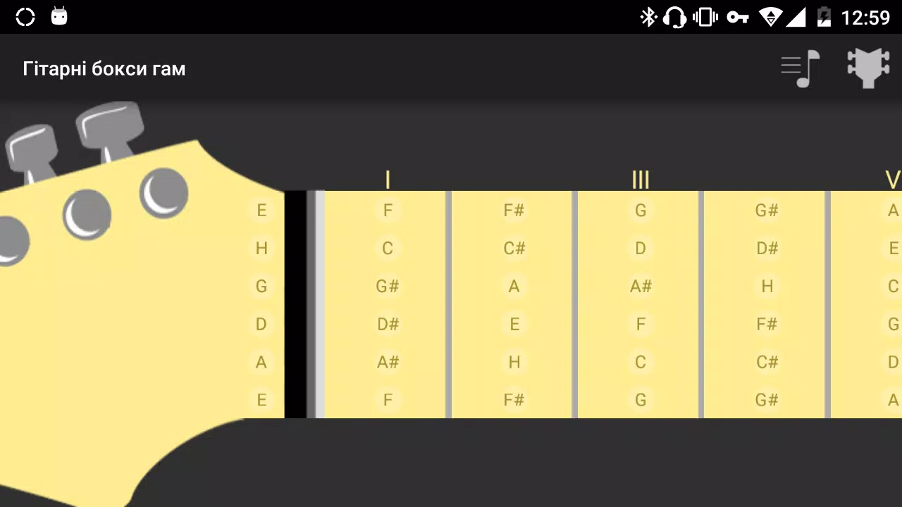 Guitar Scales and Boxes Screenshots
