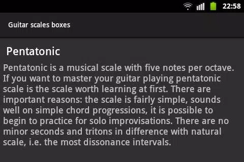 Guitar Scales and Boxes Screenshots