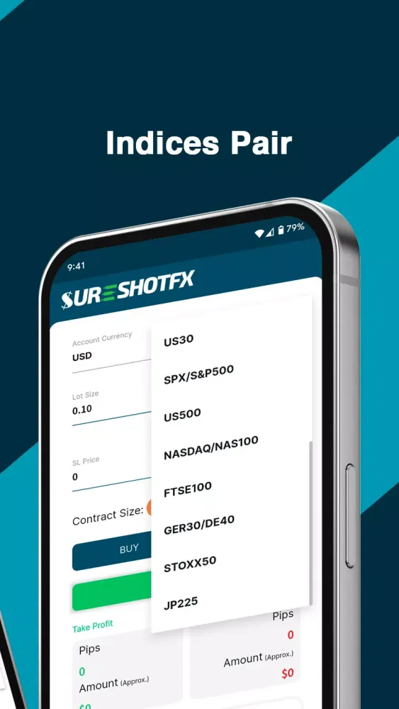 SureShotFX - Pip Calculator স্ক্রিনশট