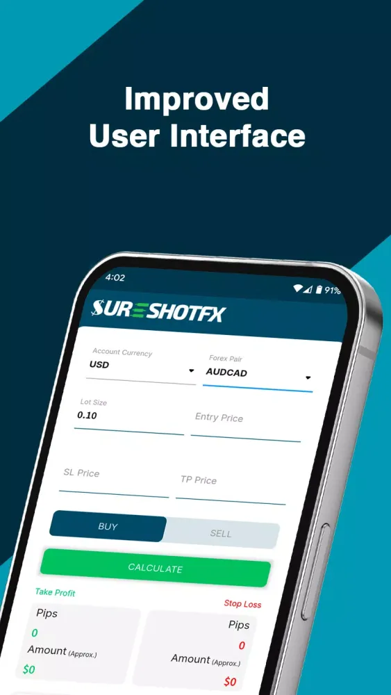 SureShotFX - Pip Calculator স্ক্রিনশট