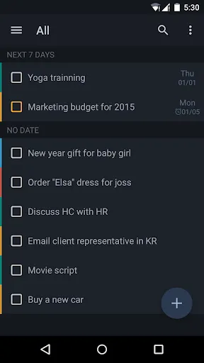 GTasks: Todo List & Task List Screenshots