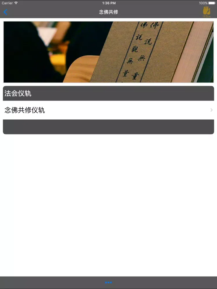 Capturas de tela do 念佛共修－简 iPad 