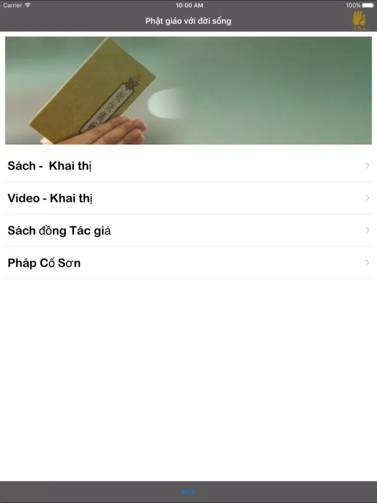 Screenshot di ĐẠO PHẬT Trong Đời Sống iPad 