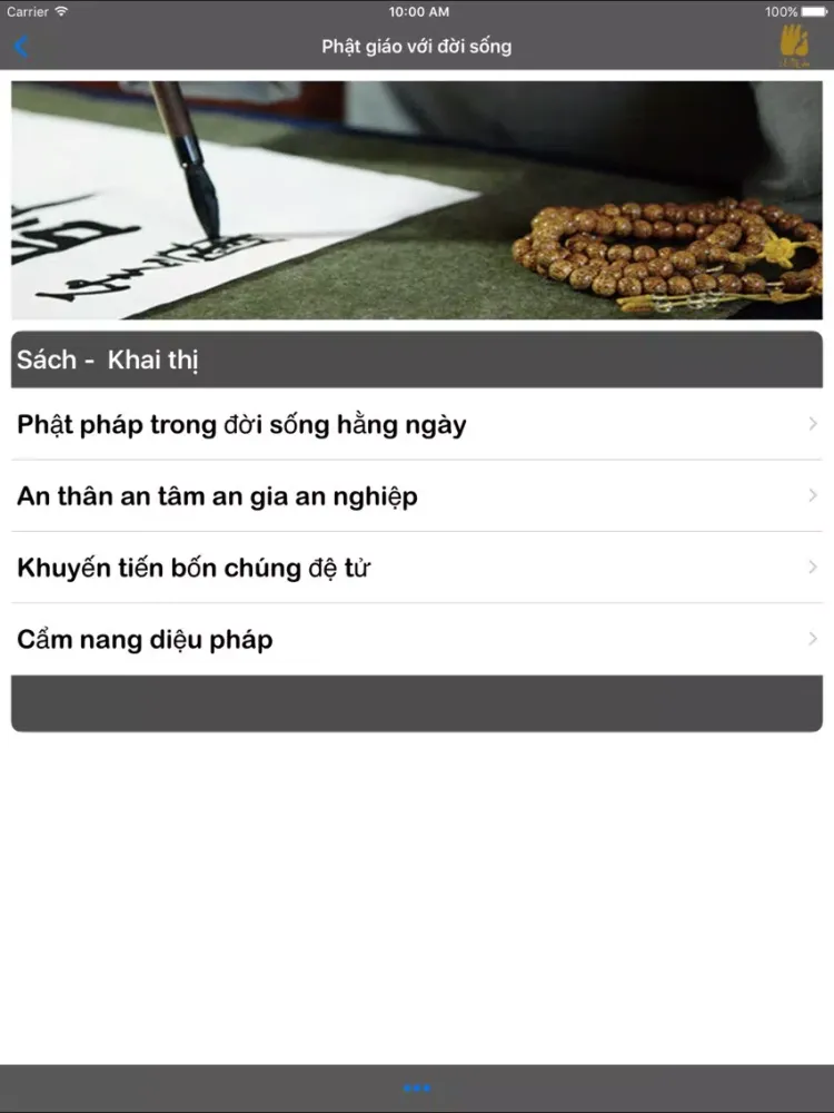 Screenshot di ĐẠO PHẬT Trong Đời Sống iPad 