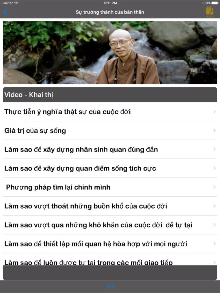 Captures d'écran de Sự trưởng thành của bản thân iPad 